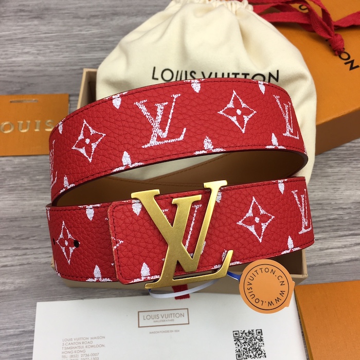 l**is V*t*n lv initiales 40mm reversible belt m8457u