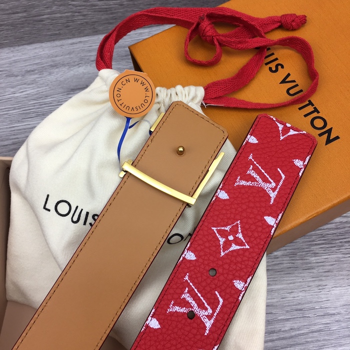 l**is V*t*n lv initiales 40mm reversible belt m8457u