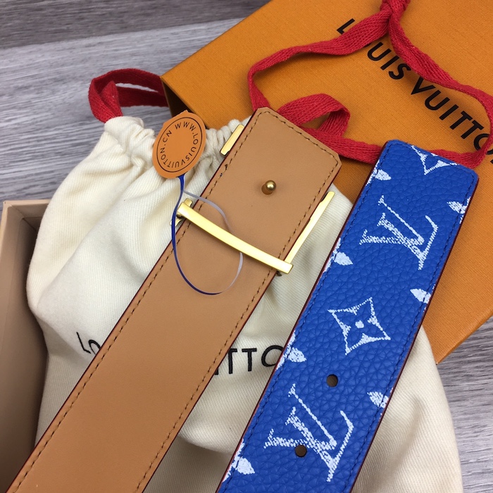 l**is V*t*n lv initiales 40mm reversible belt m8460u
