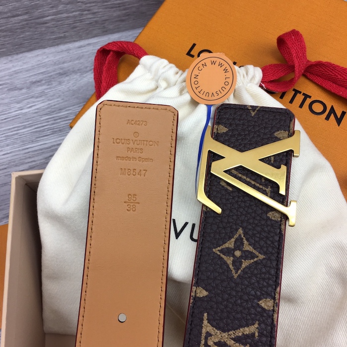 l**is V*t*n lv initiales 40mm reversible belt m8547u