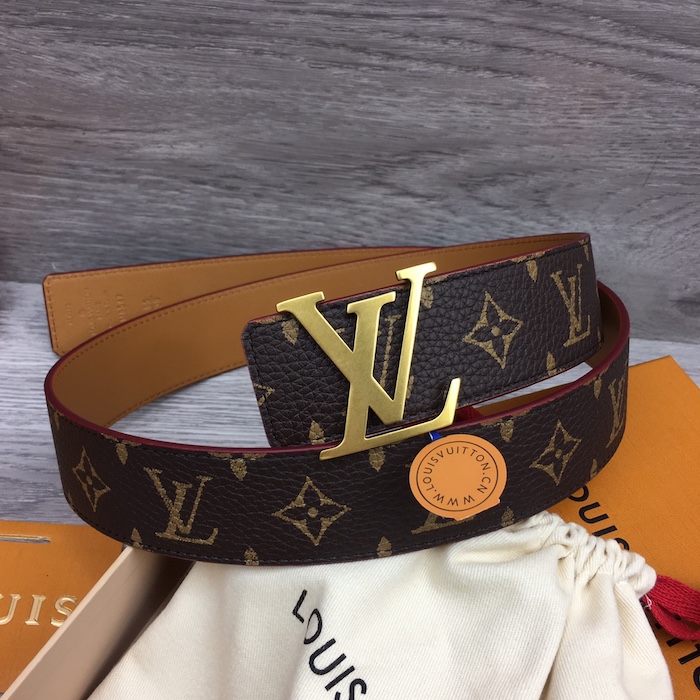 l**is V*t*n lv initiales 40mm reversible belt m8547u
