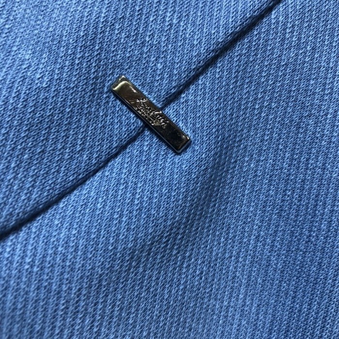 l**is V*t*n half damier pocket t-shirt blue