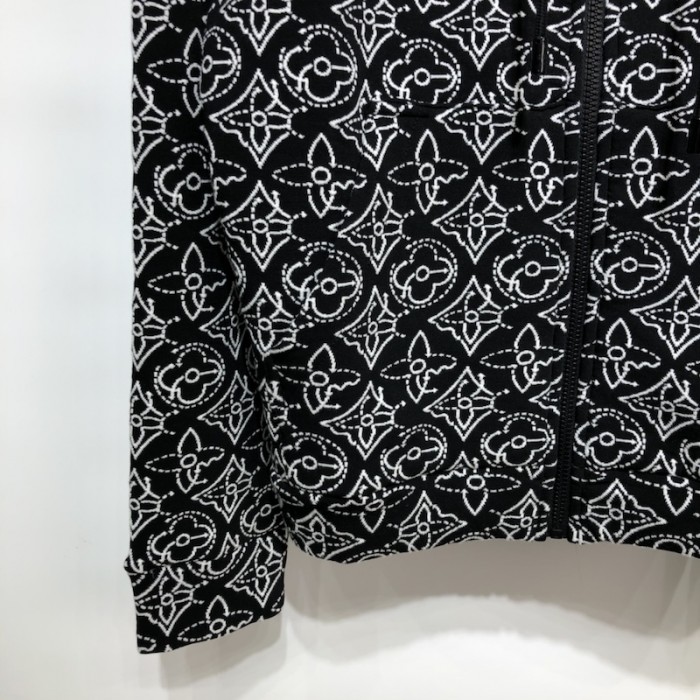 LV x NBA Strategic Flowers Quilted Hoodie 1A8X0Q