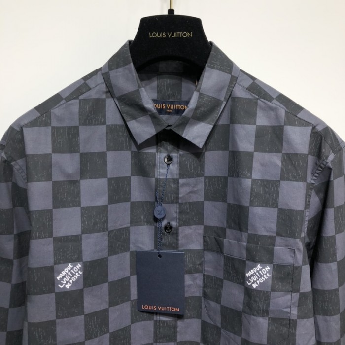 l**is V*t*n damier shirt lv 1a99wz