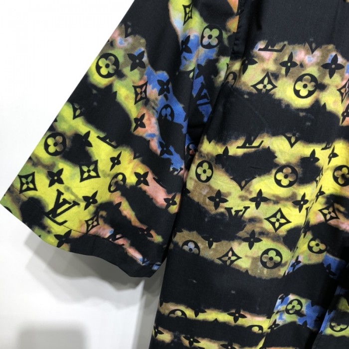 l**is V*t*n zipped monogram tie-dye shirt 1a9a2k
