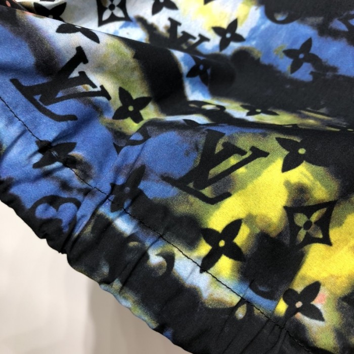 l**is V*t*n zipped monogram tie-dye shirt 1a9a2k