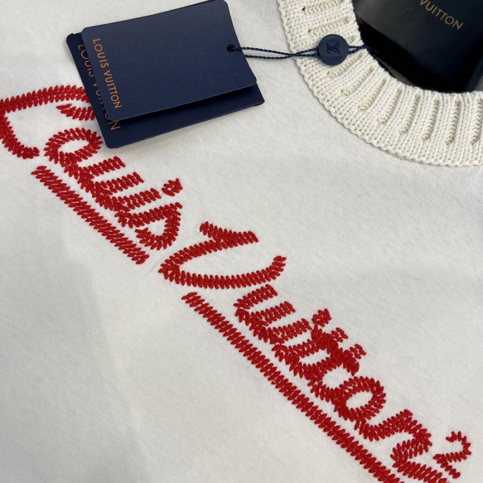 l**is V*t*n embroidered l**is V*t*n mockneck tee 1a9gmo