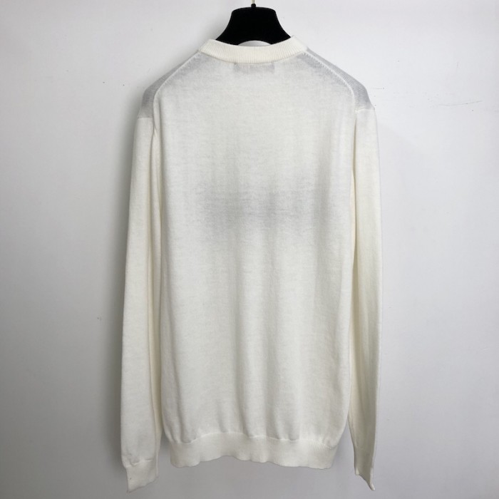 l**is V*t*n intarsia jacquard graphic cashmere crewneck 1a9go5