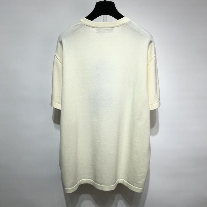 l**is V*t*n intarsia jacquard duck short-sleeved crewneck 1a9gon