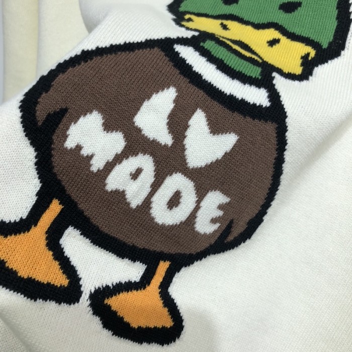 l**is V*t*n intarsia jacquard duck short-sleeved crewneck 1a9gon