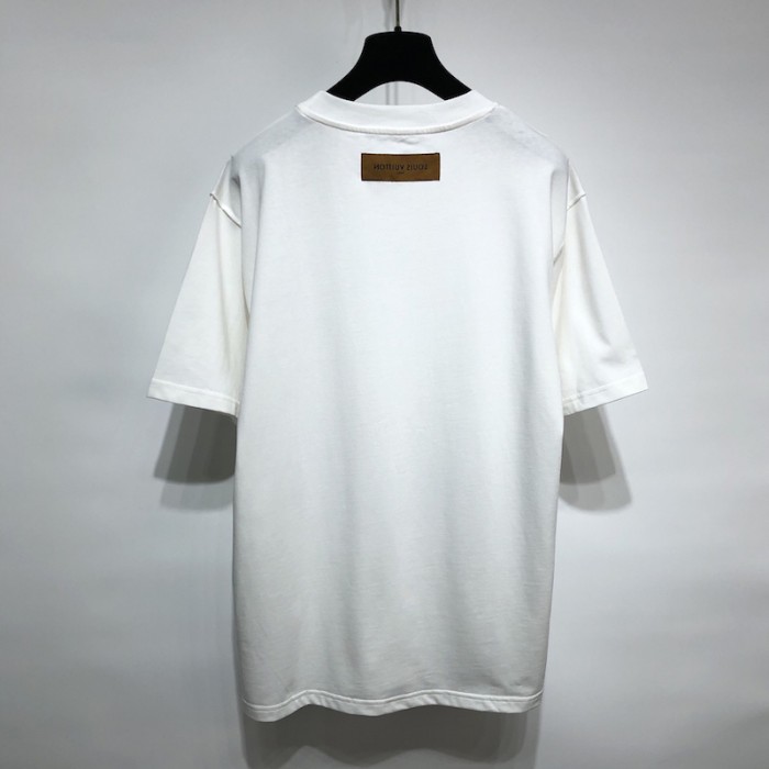 l**is V*t*n printed flower drop shoulders tee 1a9gp3