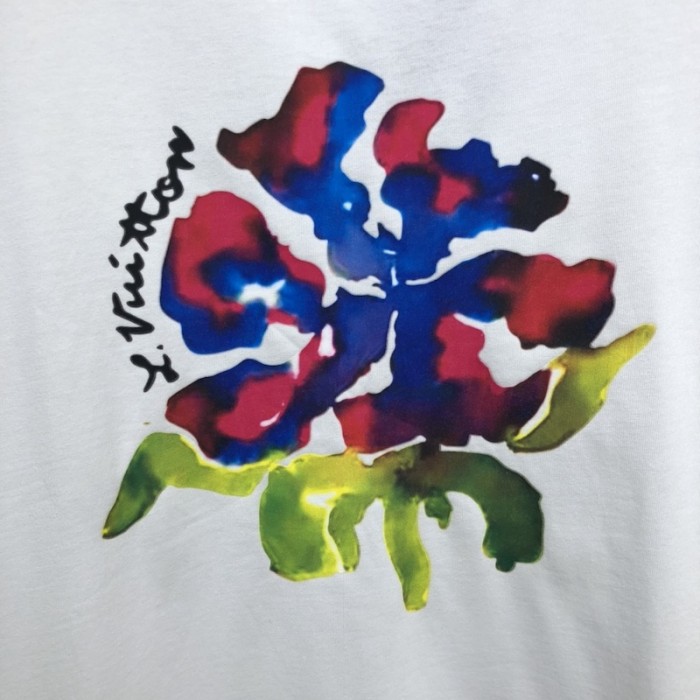 l**is V*t*n printed flower drop shoulders tee 1a9gp3