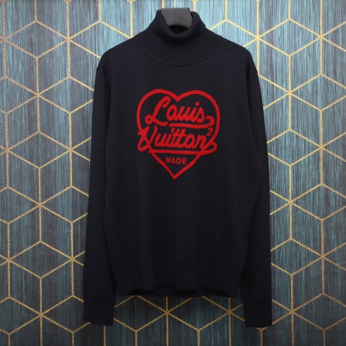 l**is V*t*n intarsia heart turtle neck 1a9grb