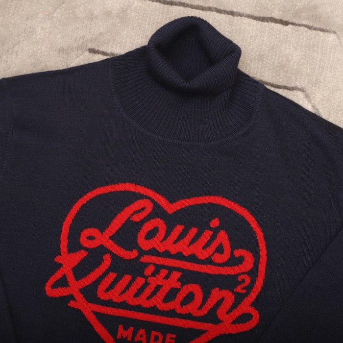 l**is V*t*n intarsia heart turtle neck 1a9grb