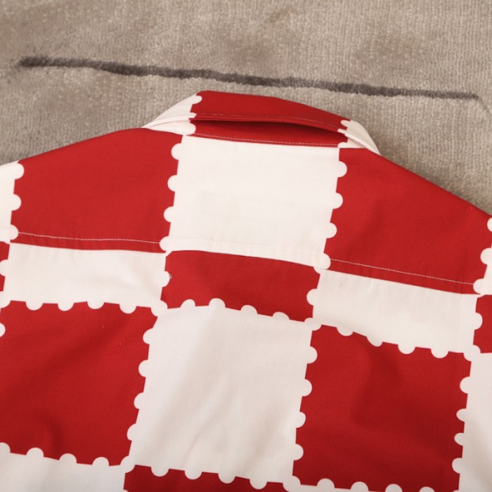 l**is V*t*n giant damier short-sleeved shirt 1a9gs0