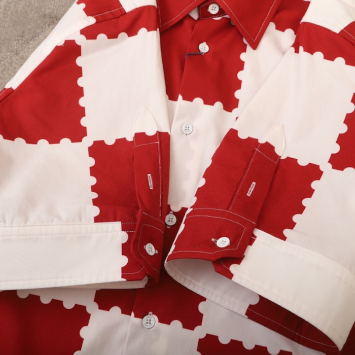 l**is V*t*n giant damier short-sleeved shirt 1a9gs0