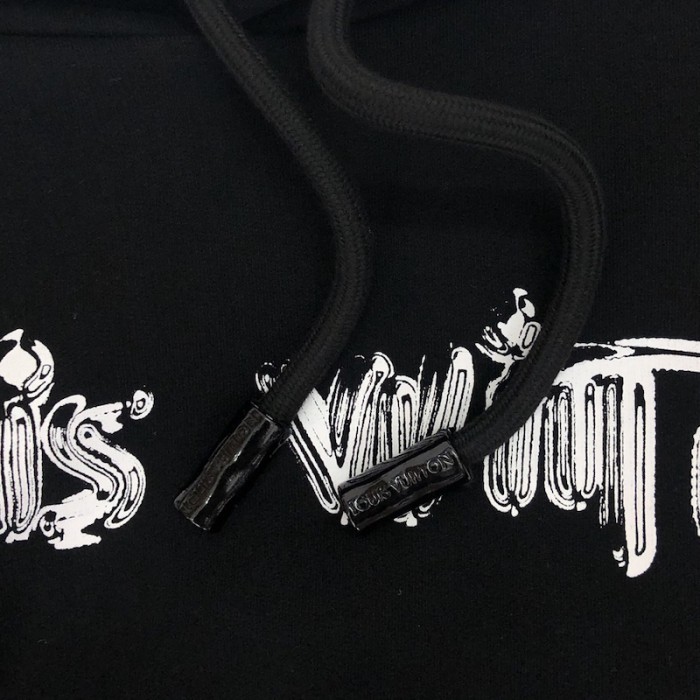 l**is V*t*n graphic hoodie black 1a9svp