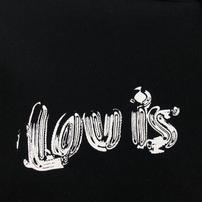 l**is V*t*n graphic hoodie black 1a9svp