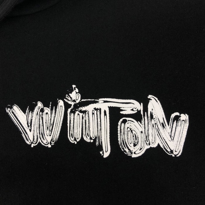 l**is V*t*n graphic hoodie black 1a9svp