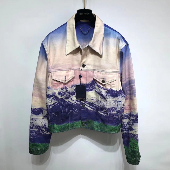 l**is V*t*n landscape denim jacket 1a9t13
