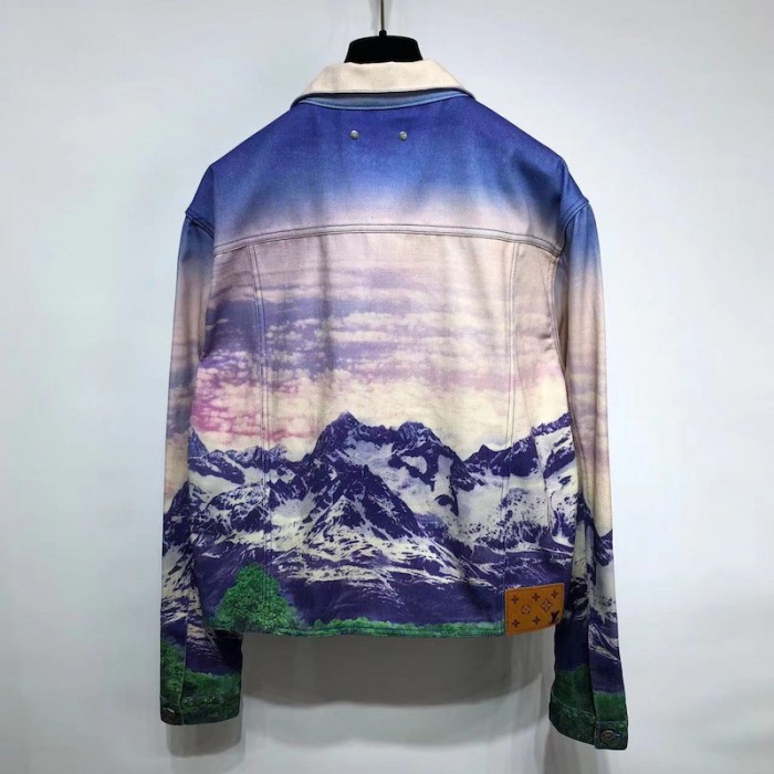 l**is V*t*n landscape denim jacket 1a9t13