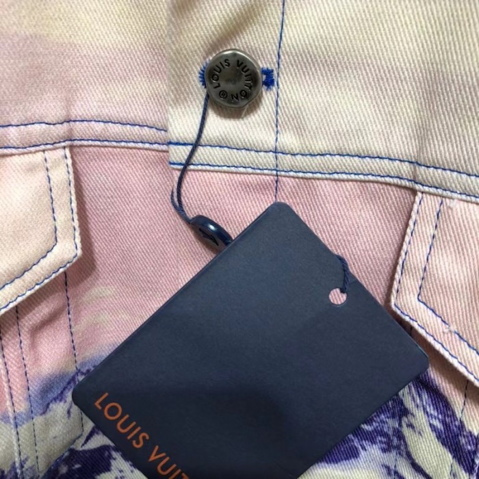 l**is V*t*n landscape denim jacket 1a9t13