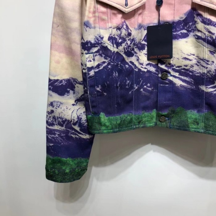 l**is V*t*n landscape denim jacket 1a9t13