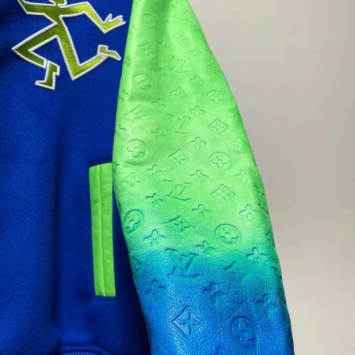 l**is V*t*n mix gradient leather bomber lv 1a9t3v