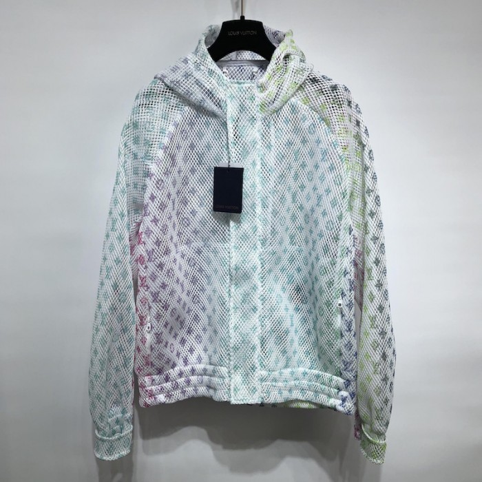 l**is V*t*n gradient monogram mesh blouson 1a9ugq