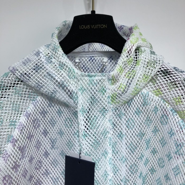 l**is V*t*n gradient monogram mesh blouson 1a9ugq