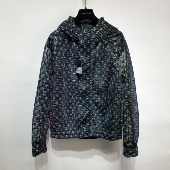 l**is V*t*n gradient monogram mesh blouson 1a9ugz