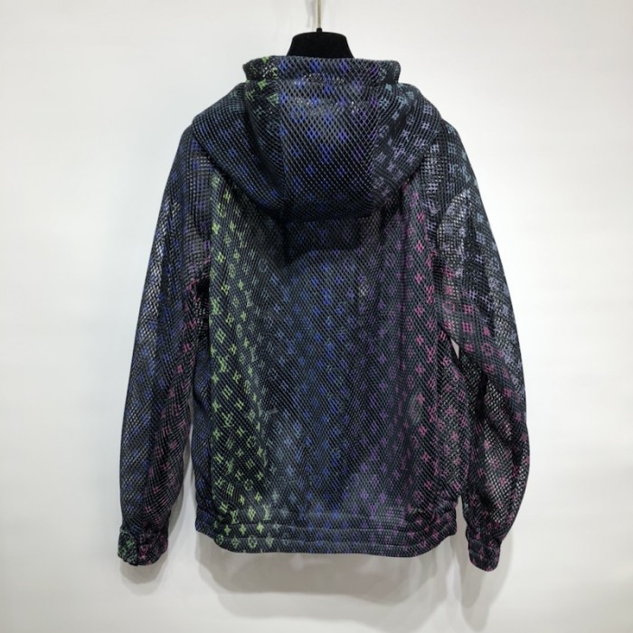 l**is V*t*n gradient monogram mesh blouson 1a9ugz
