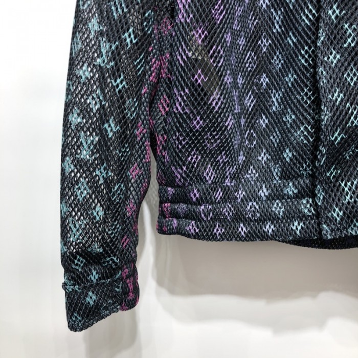 l**is V*t*n gradient monogram mesh blouson 1a9ugz