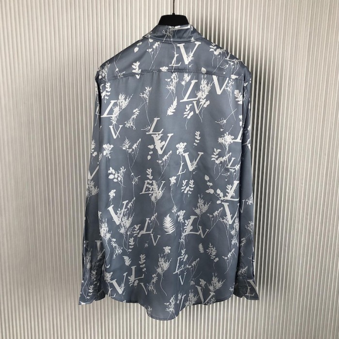 l**is V*t*n lv printed leaf regular shirt 1aa4id