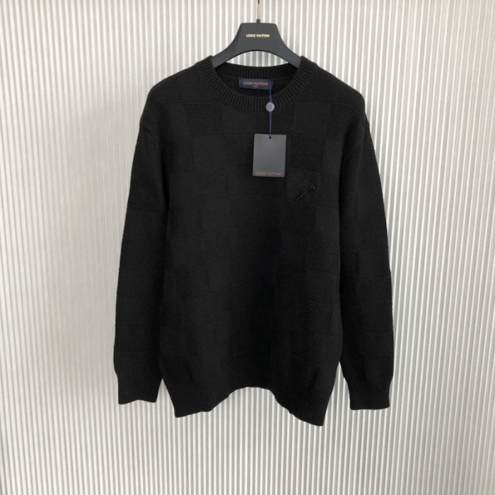 l**is V*t*n damier stitch crewneck 1aa4mc