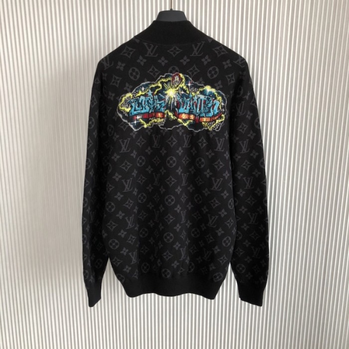 l**is V*t*n lv graffiti zipped blouson 1aa4xu