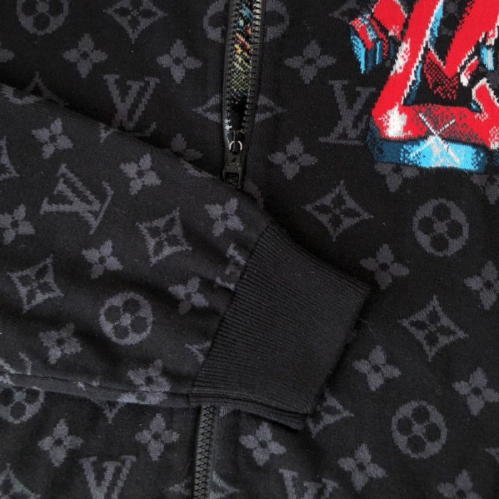 l**is V*t*n lv graffiti zipped blouson 1aa4xu