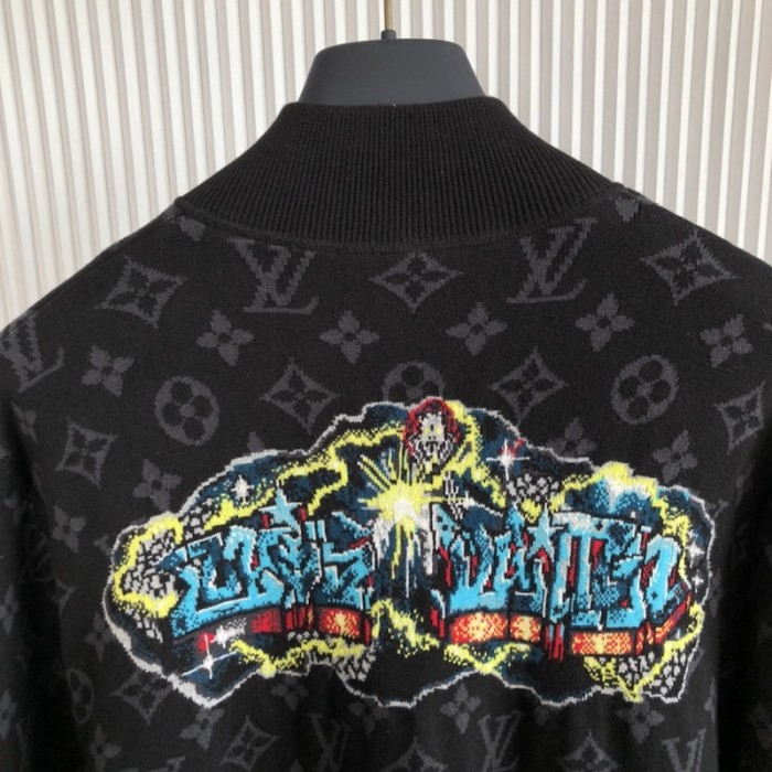 l**is V*t*n lv graffiti zipped blouson 1aa4xu