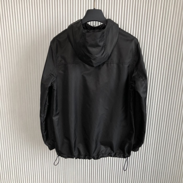 l**is V*t*n lvse monogram reversible windbreaker black