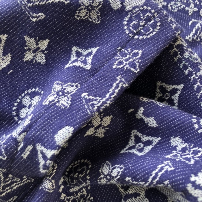 l**is V*t*n monogram bandana short-sleeved hoodie 1aa5eg
