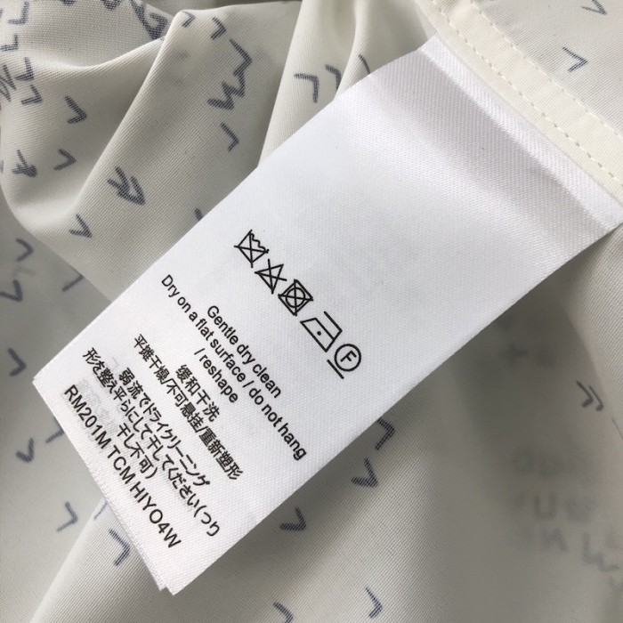 l**is V*t*n damier spread long-sleeved shirt 1aa5ew