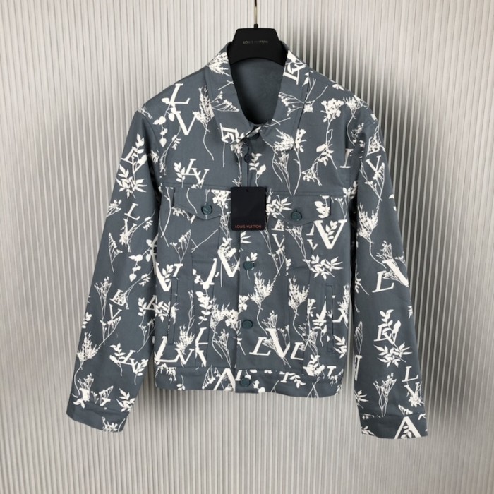 l**is V*t*n dna leaf denim jacket 1aa5i4