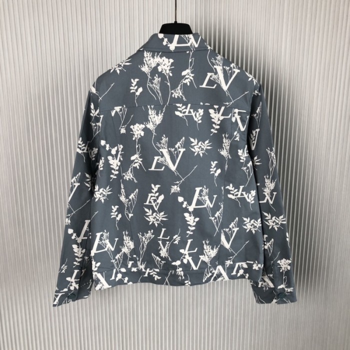 l**is V*t*n dna leaf denim jacket 1aa5i4