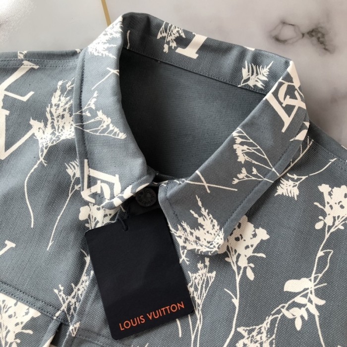 l**is V*t*n dna leaf denim jacket 1aa5i4