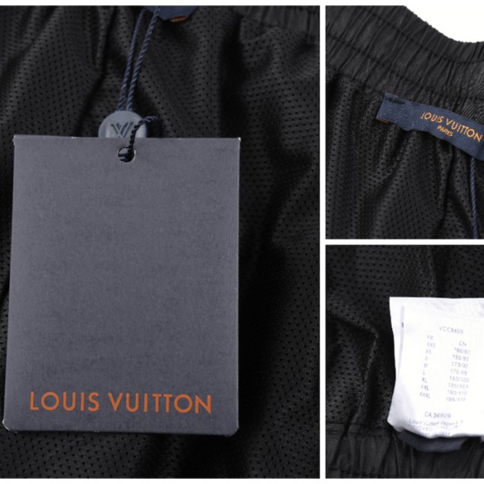 l**is V*t*n lvse signature swim board shorts black
