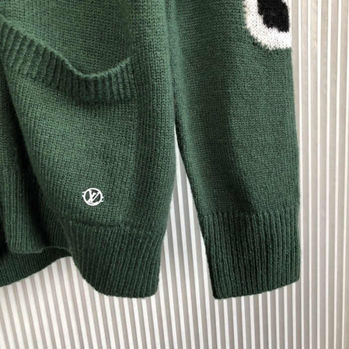 l**is V*t*n graphic mohair long cardigan 1aagna