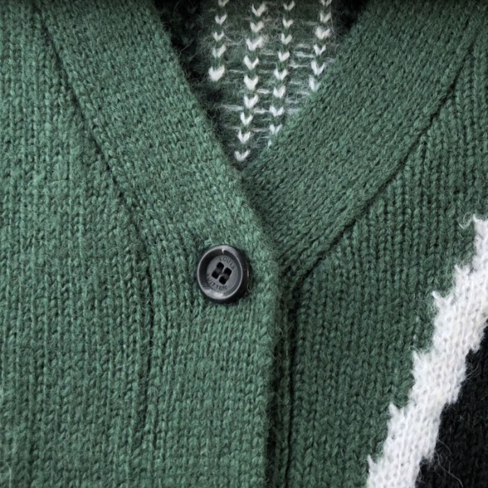 l**is V*t*n graphic mohair long cardigan 1aagna