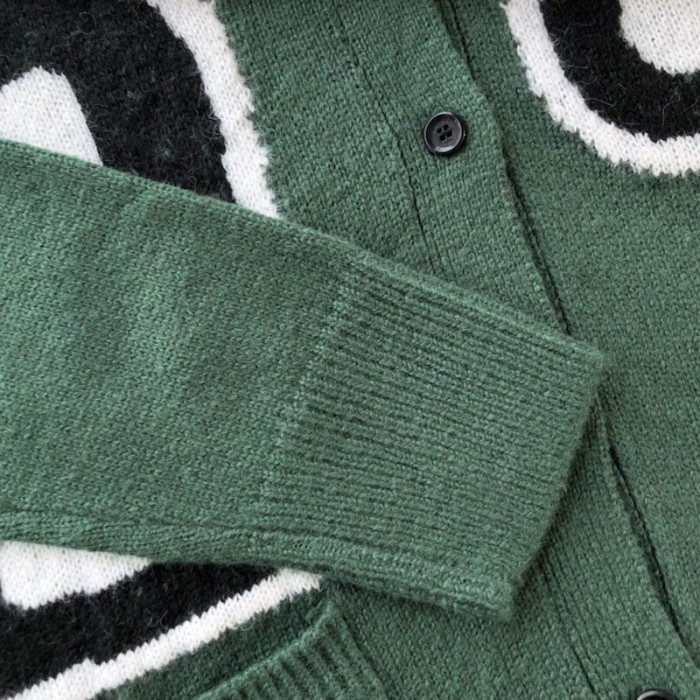 l**is V*t*n graphic mohair long cardigan 1aagna