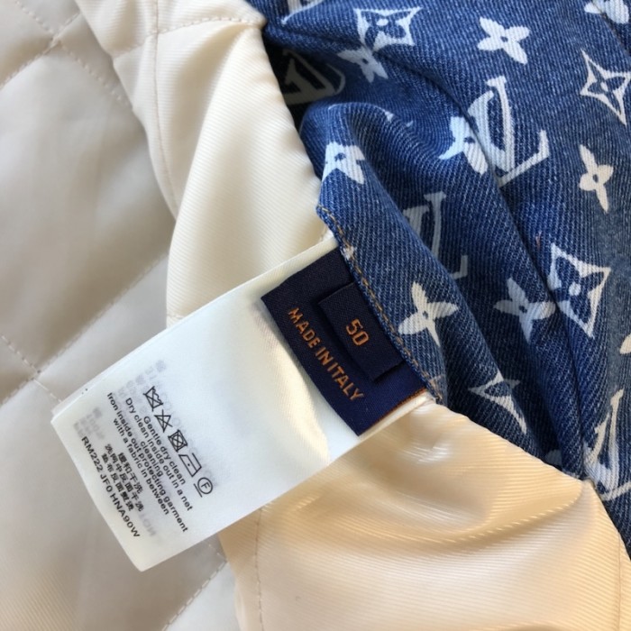 l**is V*t*n destroyed workwear denim jacket 1aagqd