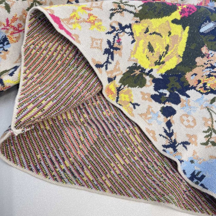 l**is V*t*n lv flower graphic jacquard shorts 1aagw6